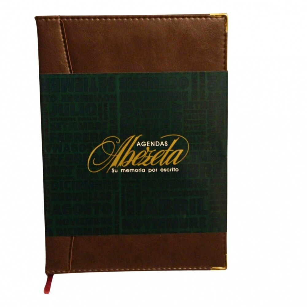 AGENDA ABEZETA PRESIDENTE 343 SENIOR CCM TAPA MARRON