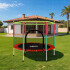 Cama Elástica de 1,40 M Trampolín Saltarín Multicolor Rojo ce001 Cama Elástica de 1,40 M Trampolín Saltarín Multicolor Rojo ce001
