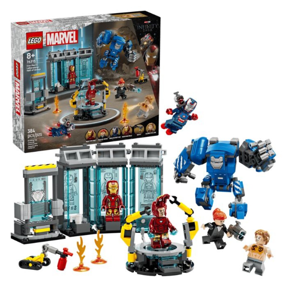 LEGO® Marvel Laboratorio de Iron Man: Sala de Armaduras (76315) 