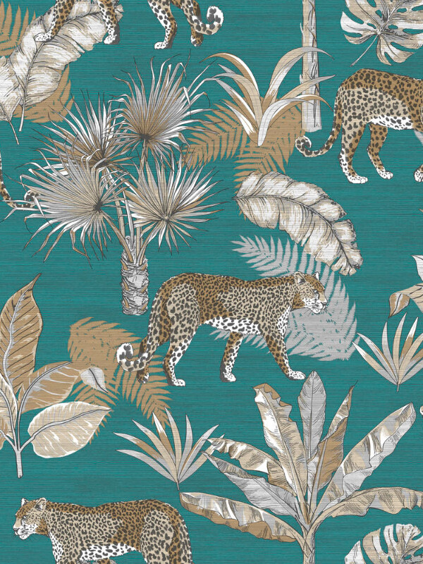 COLECCIÓN JUNGLE FEVER - LEOPARD/GREEN - ORIGEN BELGA - N/A