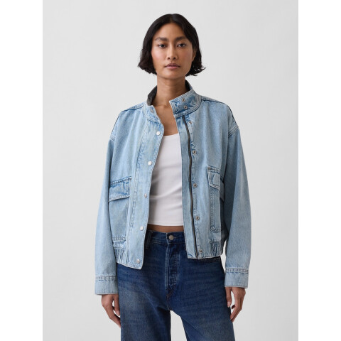FZ OS BOMBER - LIGHT LIGHT WASH