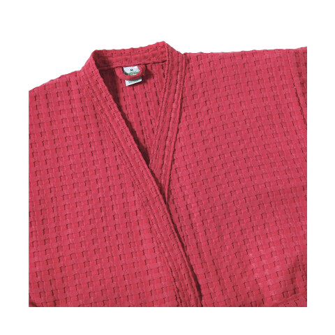 Bata de baño Dohler Microfibra Provenca Variedad de Talles y Colores ROJO