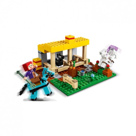 Lego Minecraft Establo De Los Caballos 241 Pcs Unica