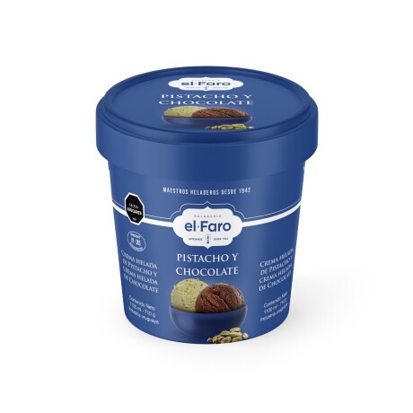 Helado Pistacho y Chocolate El Faro 1,1lts Helado Pistacho y Chocolate El Faro 1,1lts