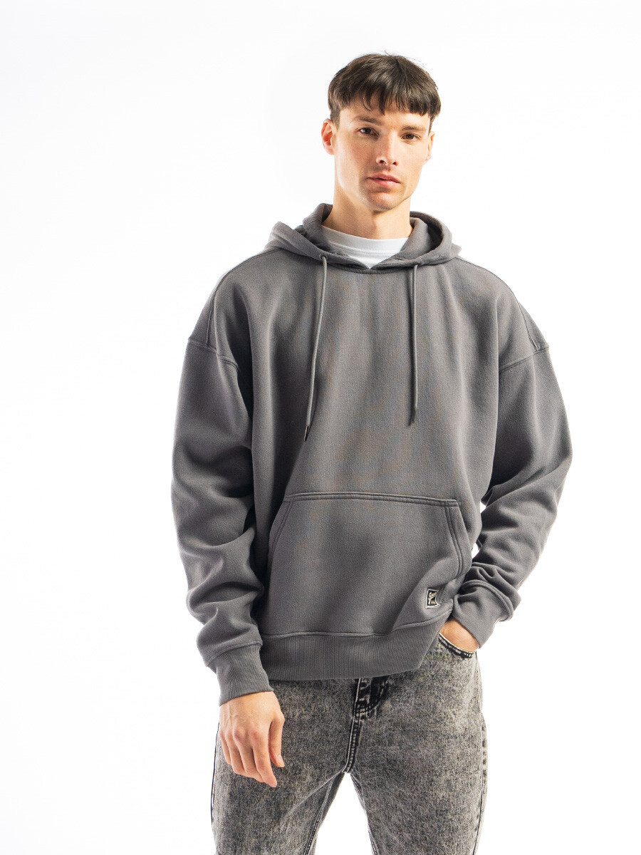 Canguro de Felpa Oversize California - Gris Topo 