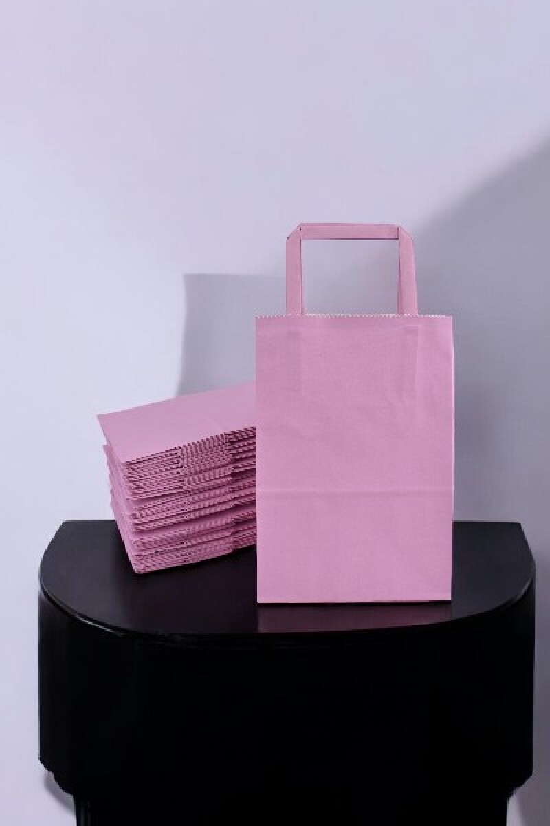 Pack x 50 - bolsa lisa 14x08x20 cm. - PASTEL PINK 