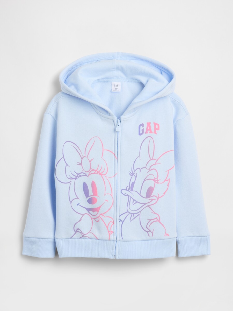 Canguro Logo Gap Con Cierre Toddler Niña - Serene Blue 