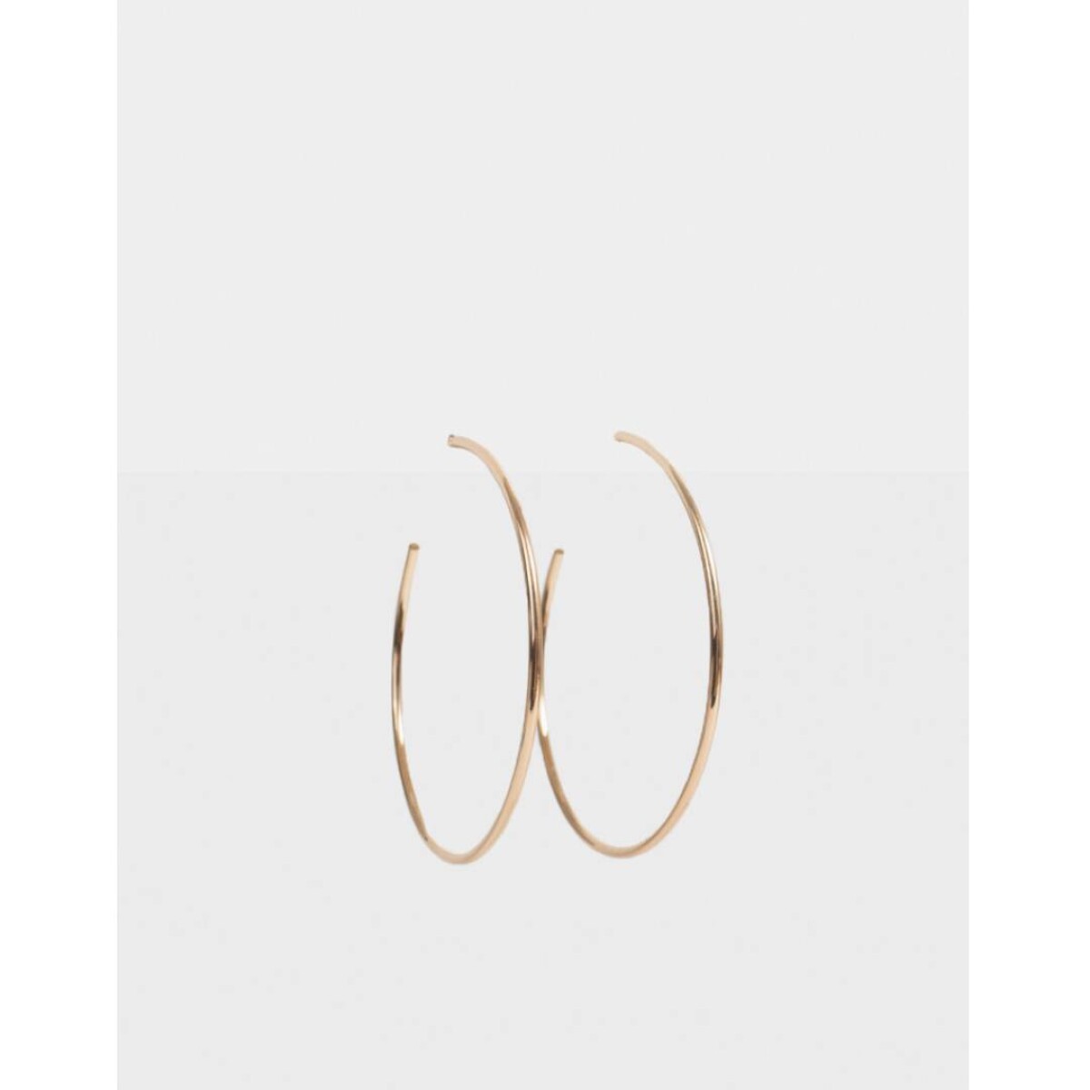 Argollas De Metal - Dorado 