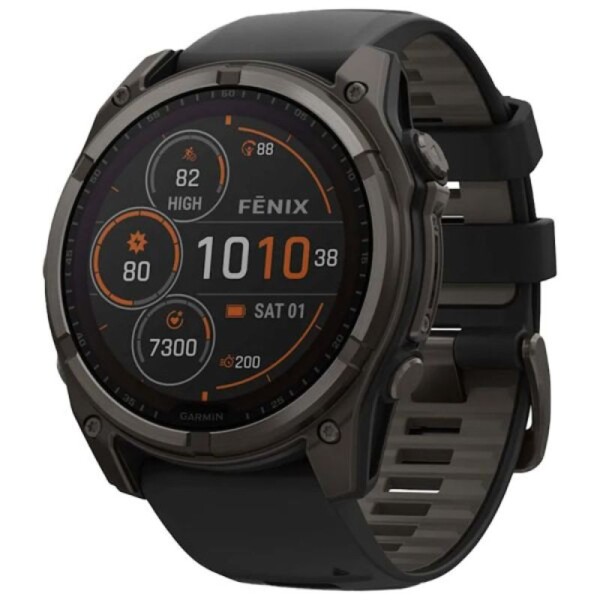 Reloj Garmin Fenix 8 57mm Solar Sapphire Black 010-02907-10 Reloj Garmin Fenix 8 57mm Solar Sapphire Black 010-02907-10