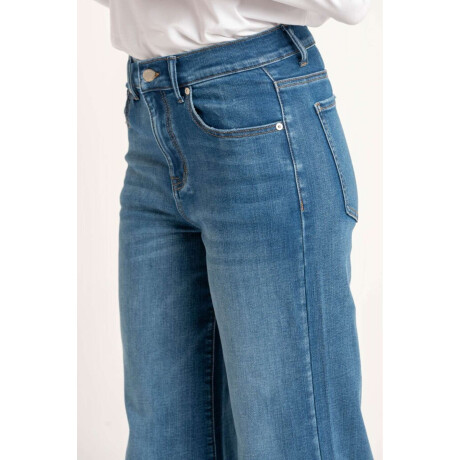 Jean Flared Wide Leg Denim