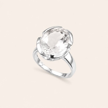 Anillo Numa Cuarzo Cristal - Plata 925 Anillo Numa Cuarzo Cristal - Plata 925