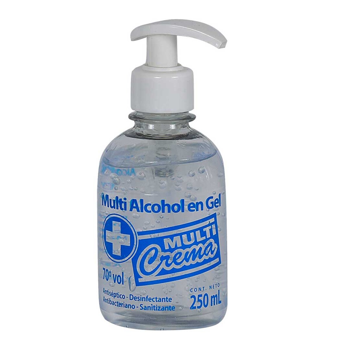 Alcohol en gel 250ml multi crema desinfectante - 001 
