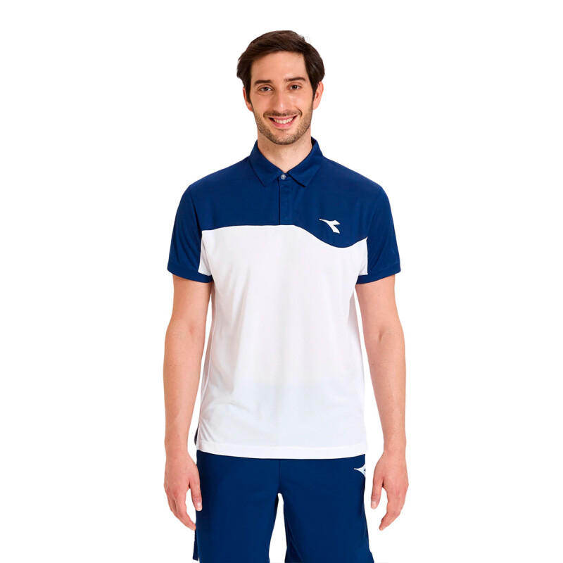 Diadora T-shirteria/top Polo Shirt Polyesterpolo Court Marino