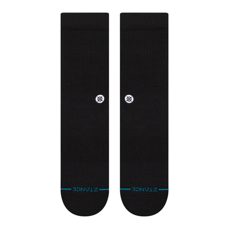 Medias Stance Icon Unisex Blackwhite
