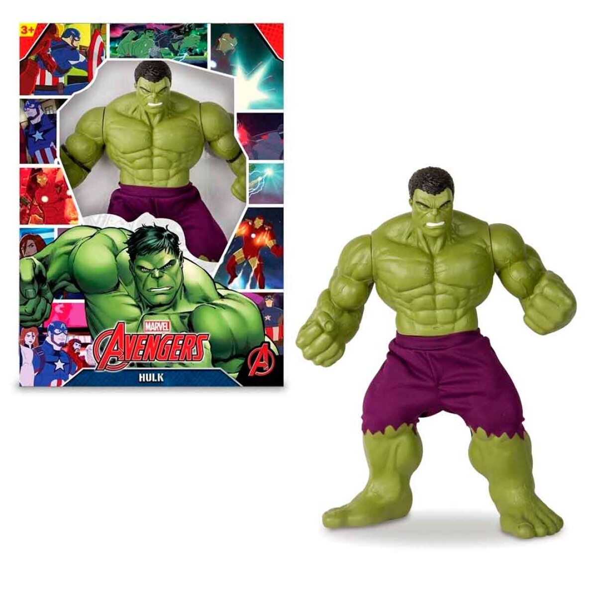 Muñeco Hulk 58cm Articulado Linea Revolution - 001 