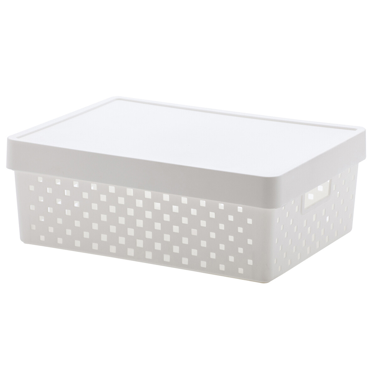 Organizador Quadratta M con tapa - BLANCO 