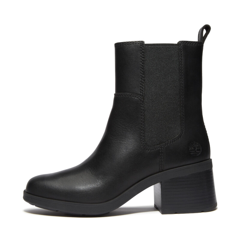 Botas Chelsea Bellevaux Mid Mujer Black Full Grain