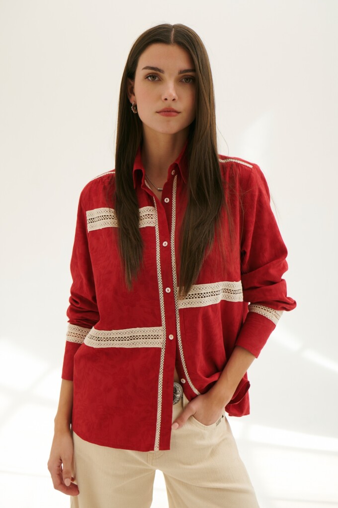 CAMISA PAMELA ROJO