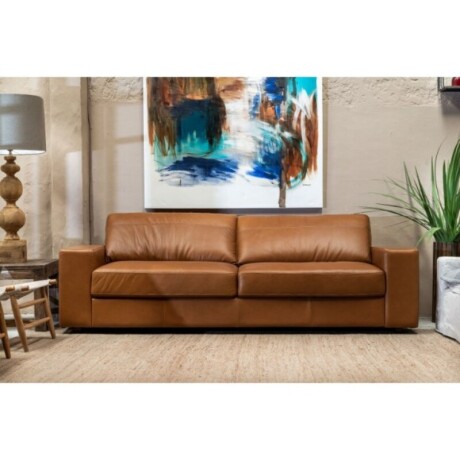 Sillón Octavio 3 Cuerpos Amendoa Marrón