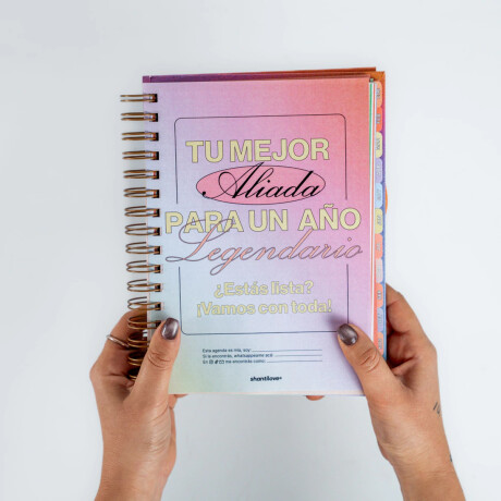 Agenda 2026 con stickers Corazón Sc
