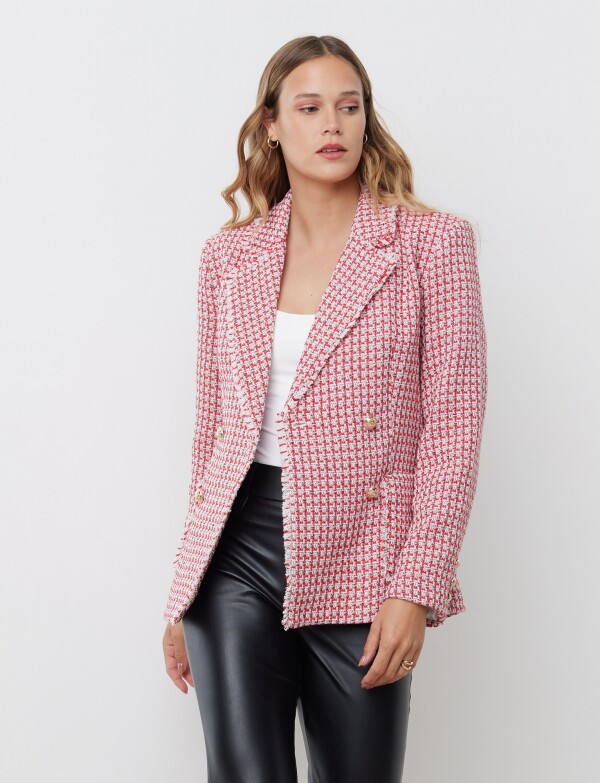 Blazer Tweed ROJO/MULTI