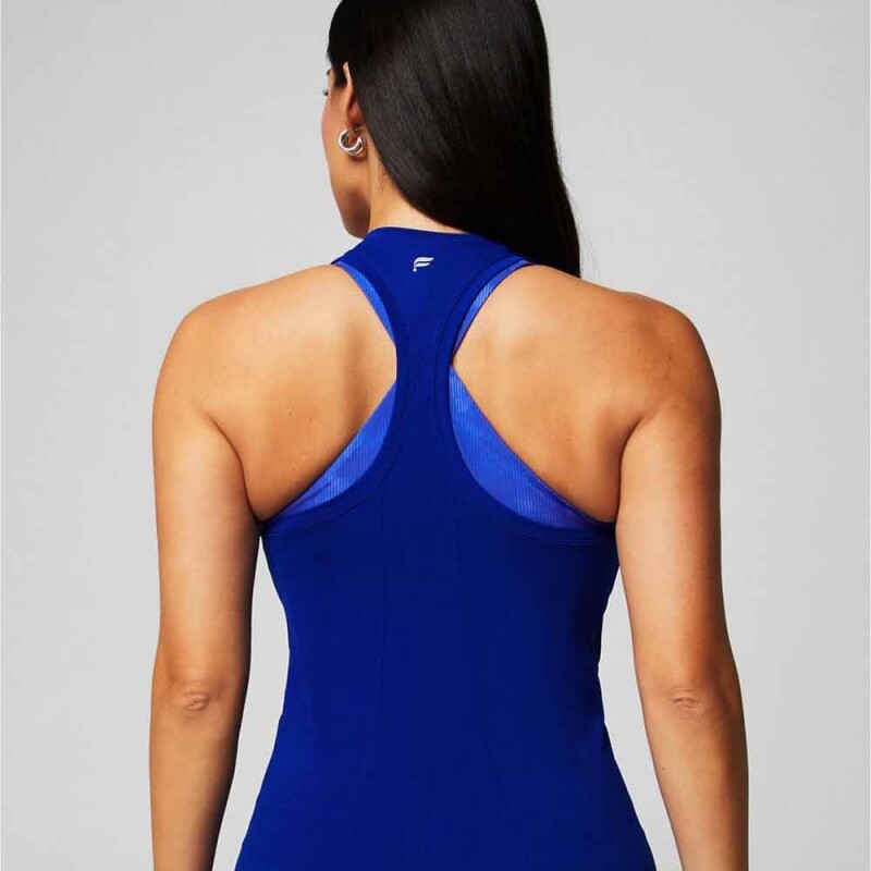 Polo Feather Tech+ Racerback Bividi Mujer Admiral Blue