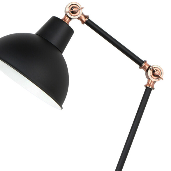 Portátil de mesa en metal negro articulada IX9424