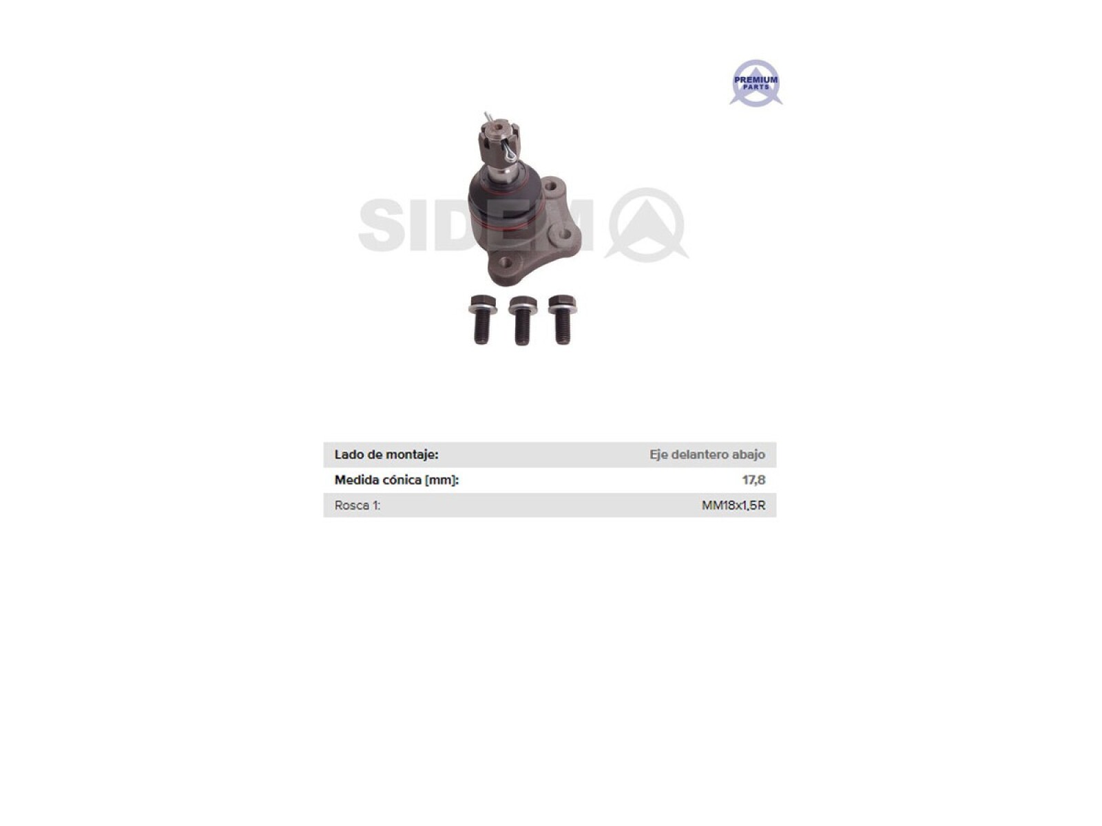 Rotula Del Kia Camion Bongo K2500 2.5D 11-25 Der/Izq 