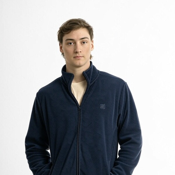 Campera Micropolar Lt Navy