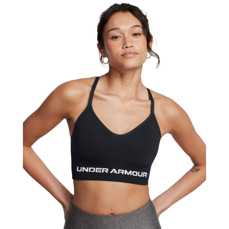 Vanish Seamless Low Bra-BLU BLK-001