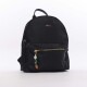 Mochila microfibra con llavero Negro