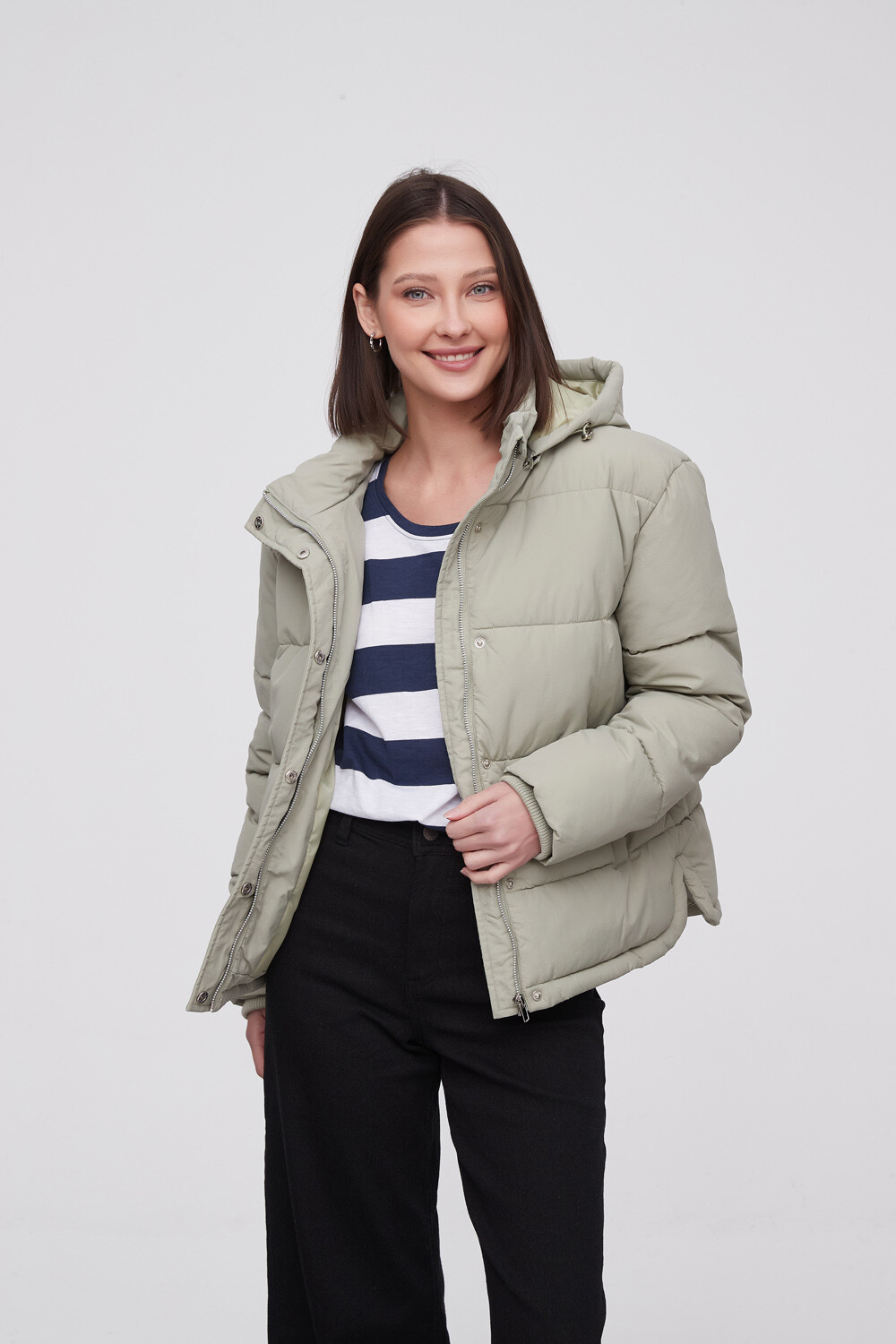 Campera Nuria Verde Palido