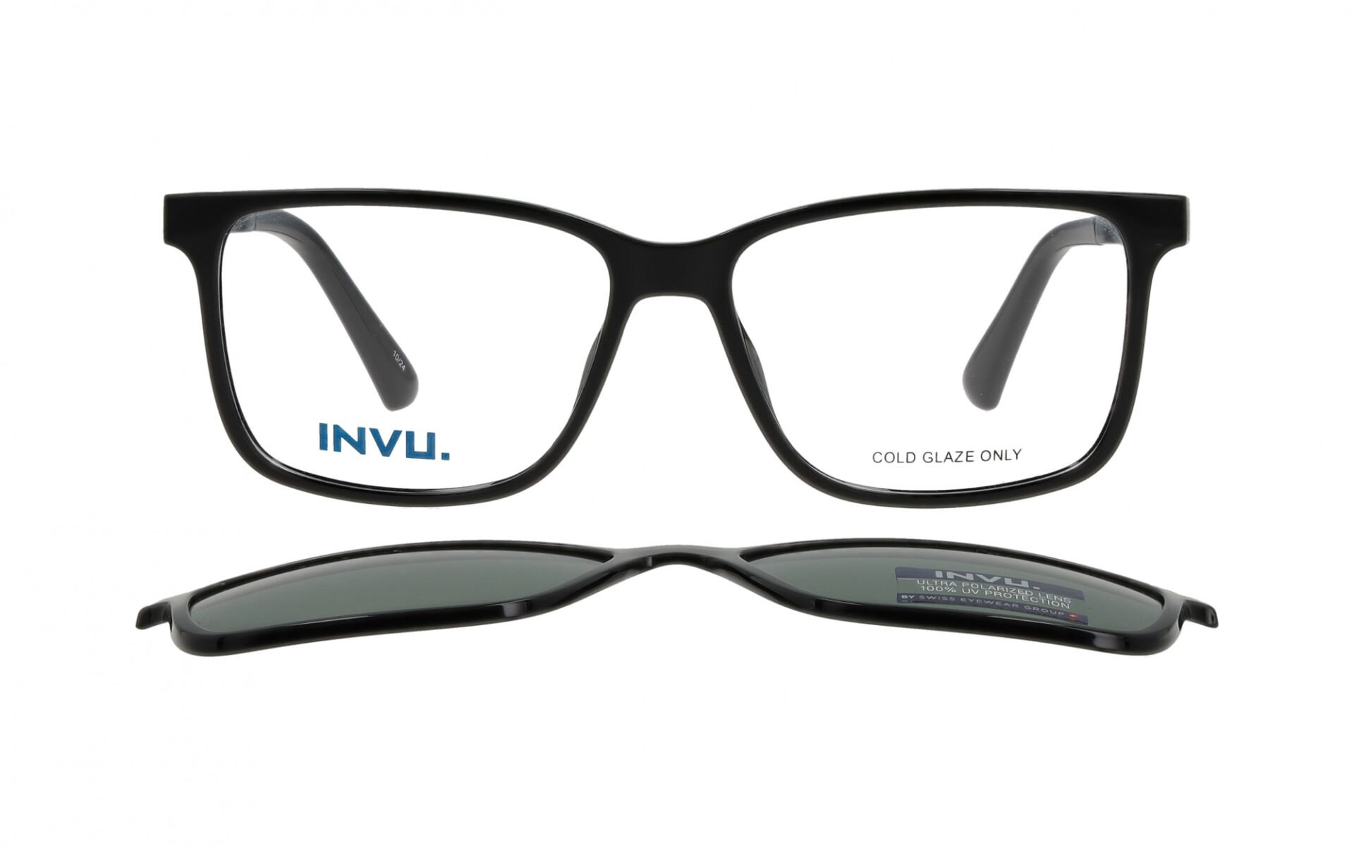INVU Clip-On 42511C col Black Pol 