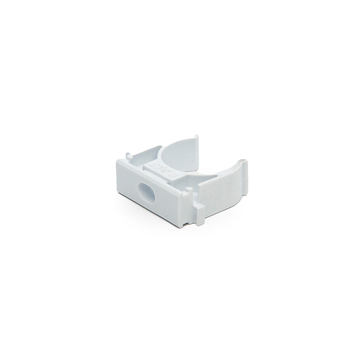 Grampa PVC blanca fija para caño ø40mm Sica - SK3568 