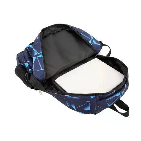 Set Mochila Bolso Monedero Alumno 3 Piezas Unisex Resistente Cyan