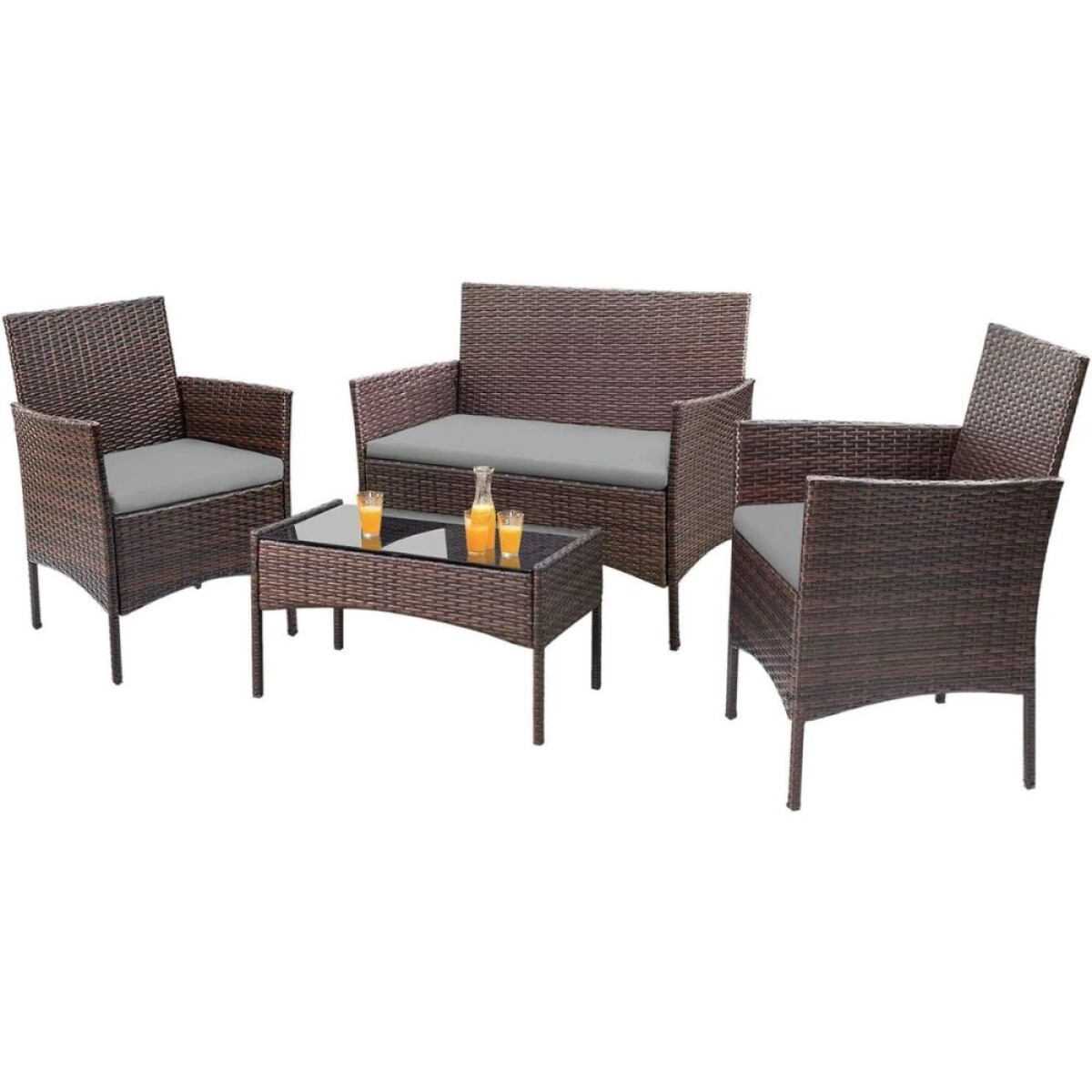 Juego de jardin Aruba Chocolate 