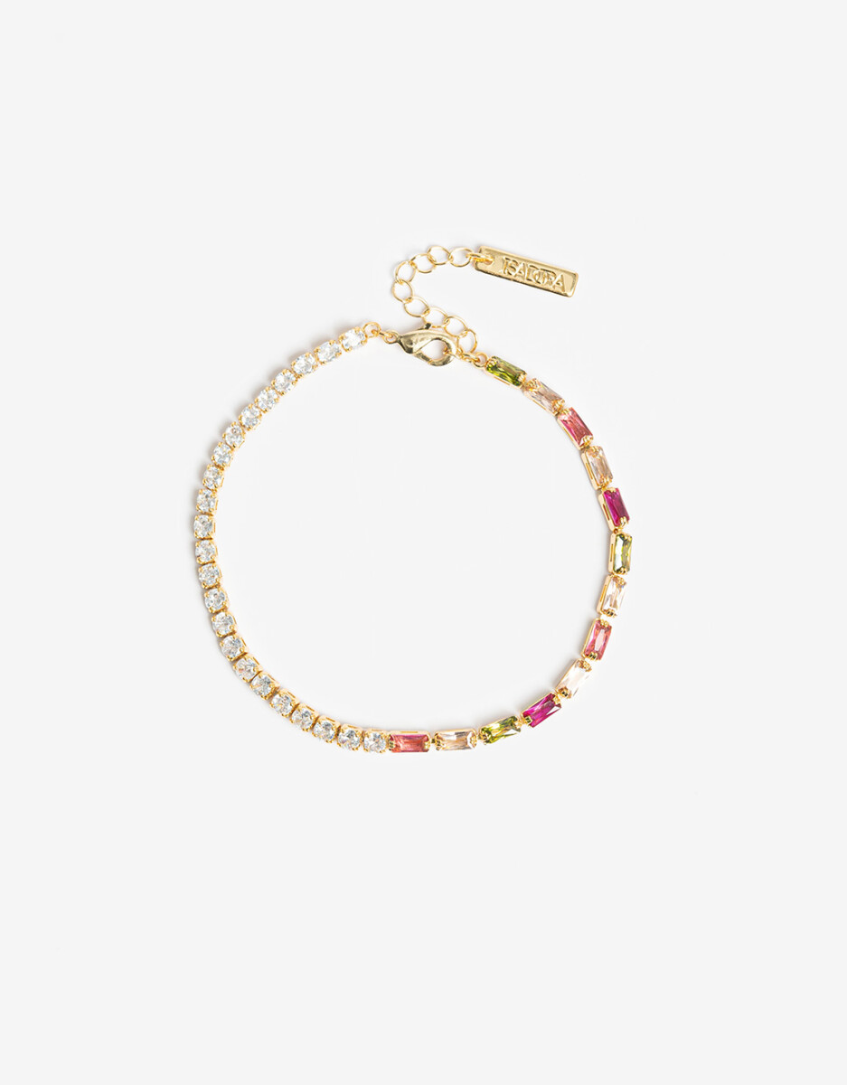 Pulsera Flexible Con Cubic Zirconia 