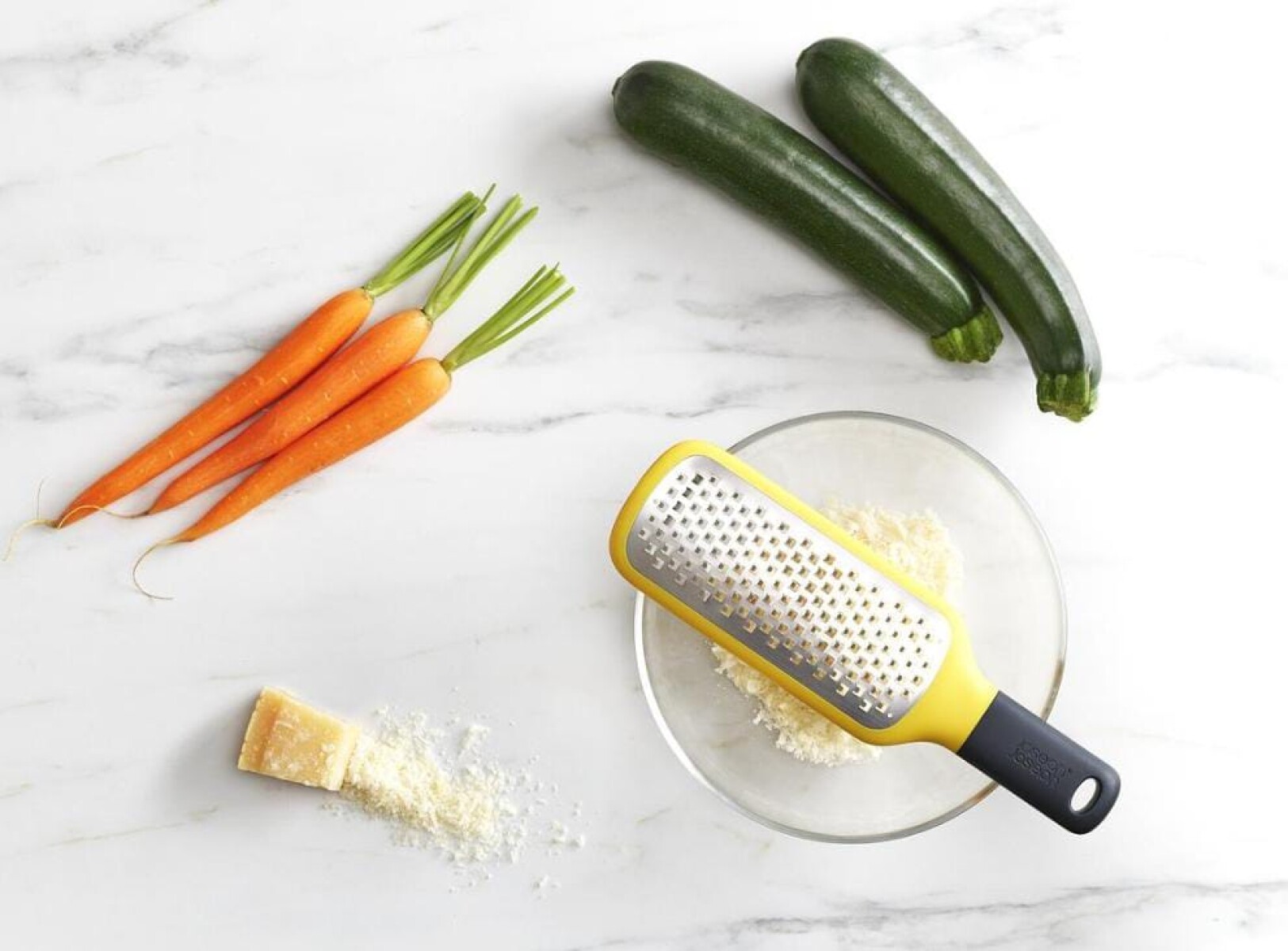 Rallador GripGrater™ grueso tipo pala (amarillo) 