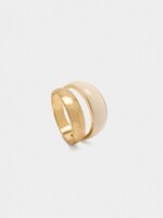 Anillo Esmaltado beige