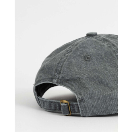 Gorra Con Bordado Lateral Negro