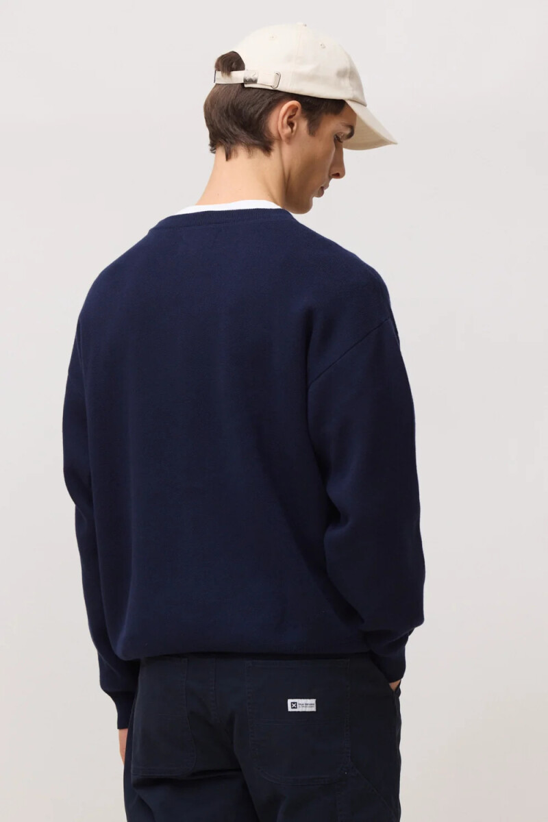 SIENNA CORE KNITTED SWEATER Azul