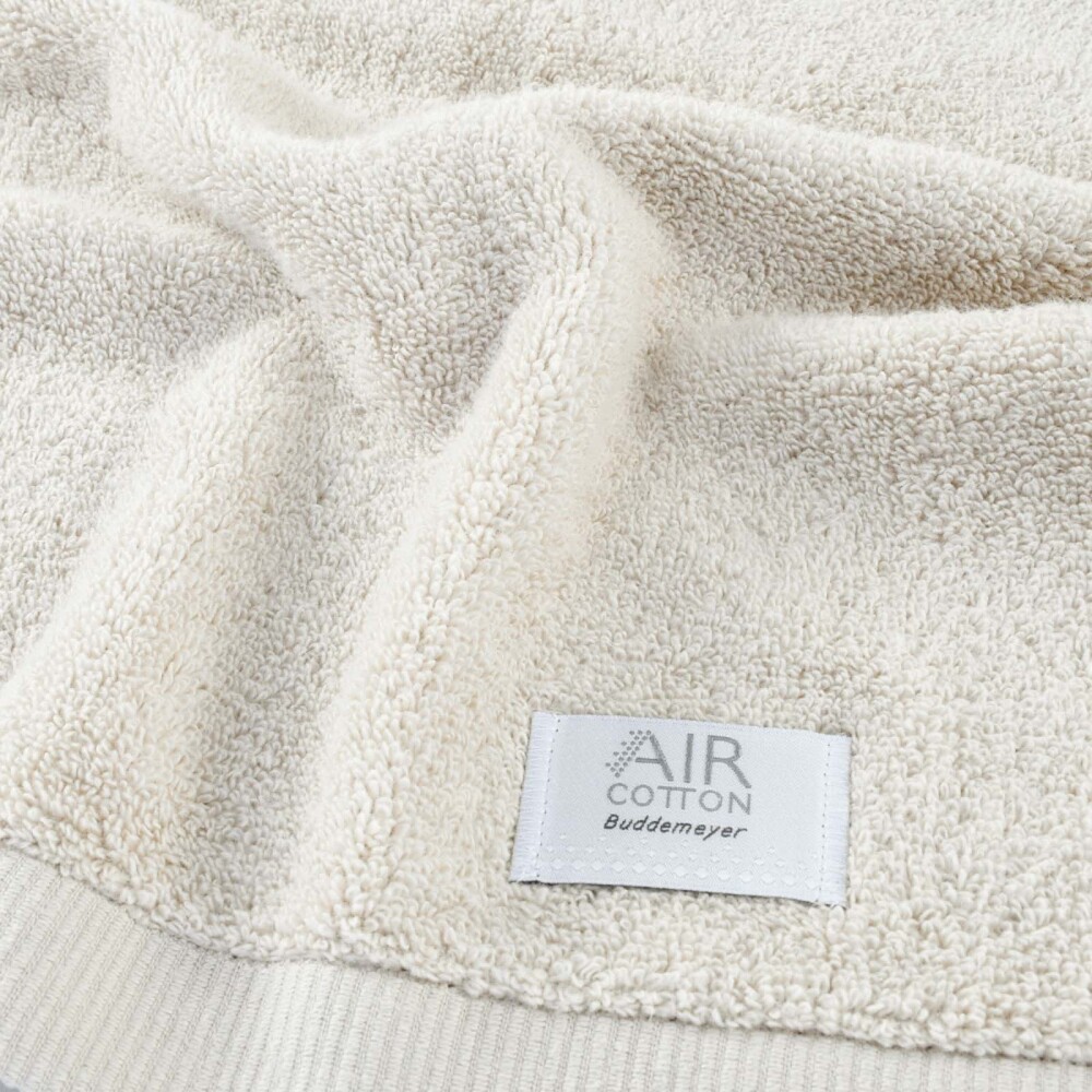 TOALLA DE BAÑO ALGODON NATURAL-BEIGE DUAL AIR BUDDEMEYER CREMA