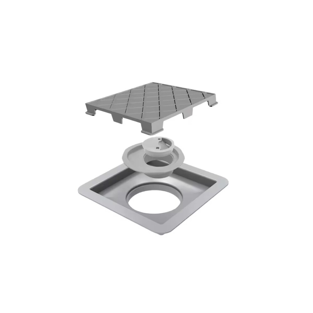 ELLEVE Rejilla cuadrada revestible 10x10 NOVII Elleve Rejilla Cuadrada Revestible 10x10 Novii