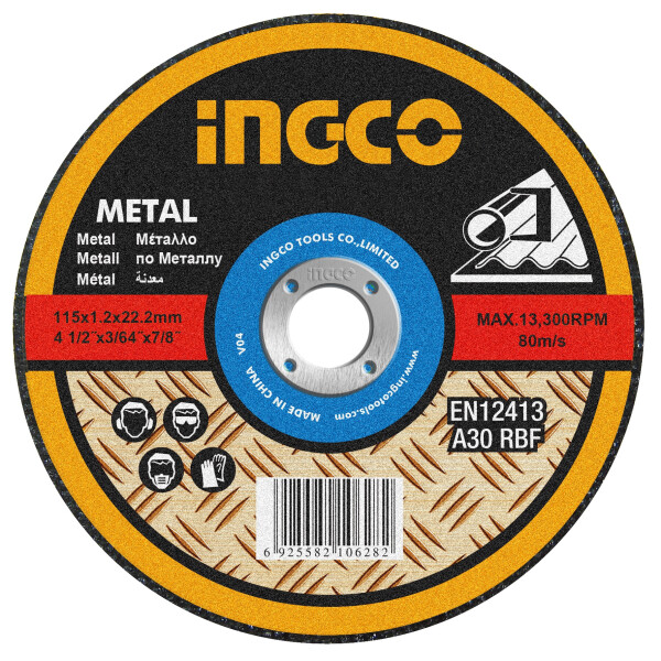 DISCO P SENSITIVA CORTE METAL INGCO 14´´ 3.0MM DISCO P SENSITIVA CORTE METAL INGCO 14´´ 3.0MM