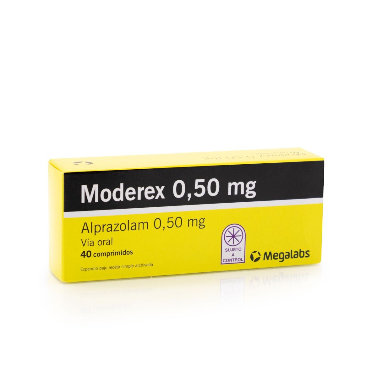 MODEREX 0.50 CJ X 40 COMPRIMIDOS 