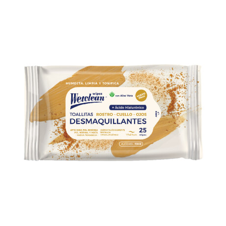 Toallitas Desmaquillantes con Acido Hialurónico Wetclean® 25 unidades Toallitas Desmaquillantes con Acido Hialurónico Wetclean® 25 unidades