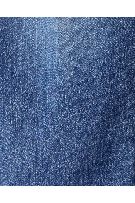 Pantalón jean, azul, bolsillo corazón Sin color