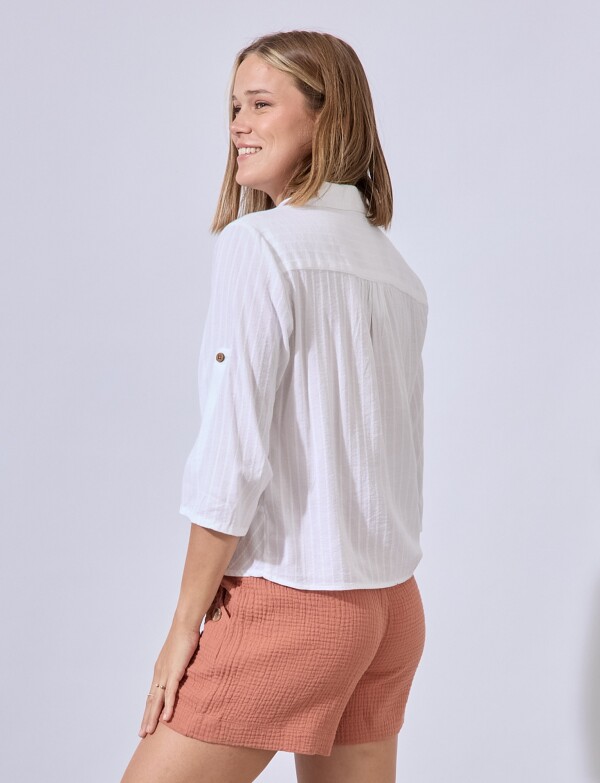 Blusa Algodon BLANCO