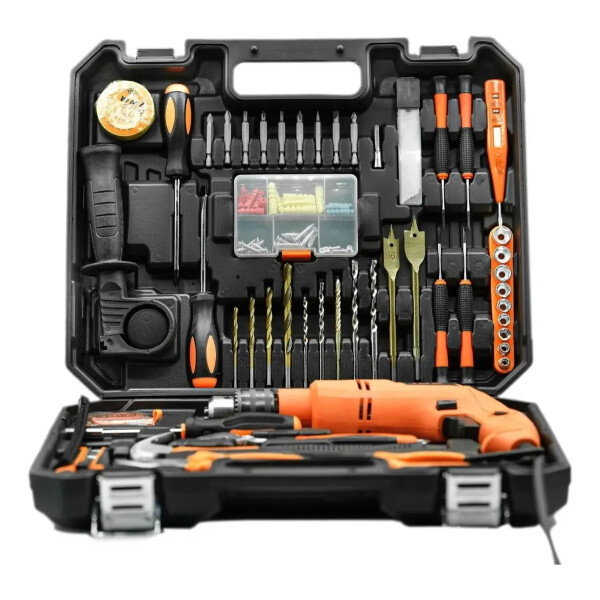 Kit Herramientas Combinadas con Taladro de 600 W Kit Herramientas Combinadas con Taladro de 600 W