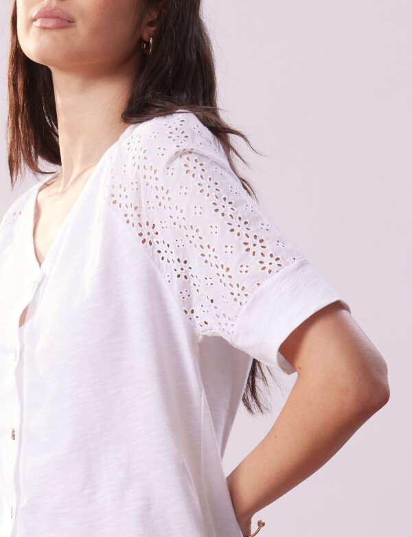 Blusa Broderie BLANCO